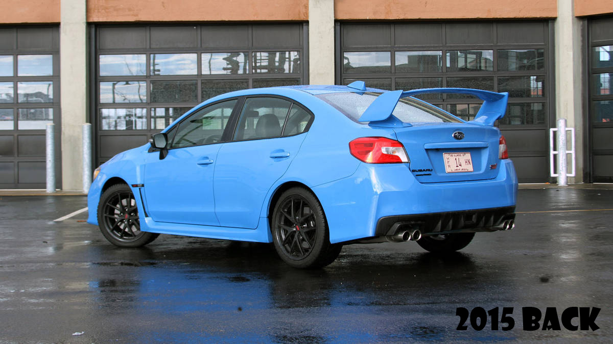 2015 WRX STI Hyperblue Back