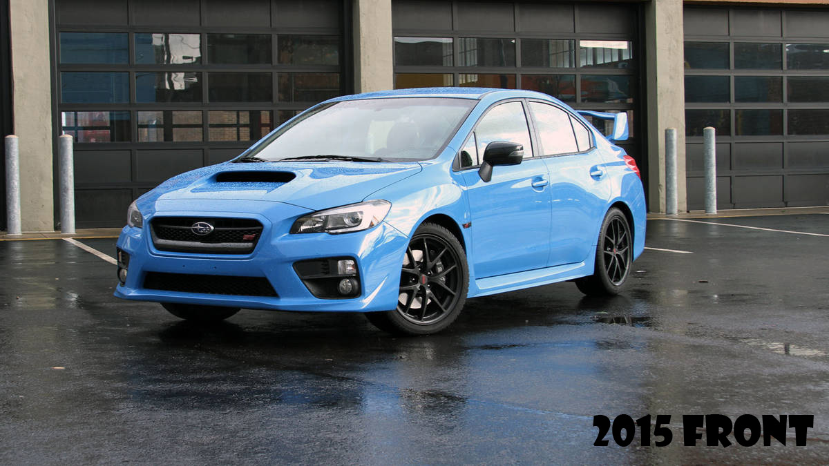 2015 WRX STI Hyperblue Front